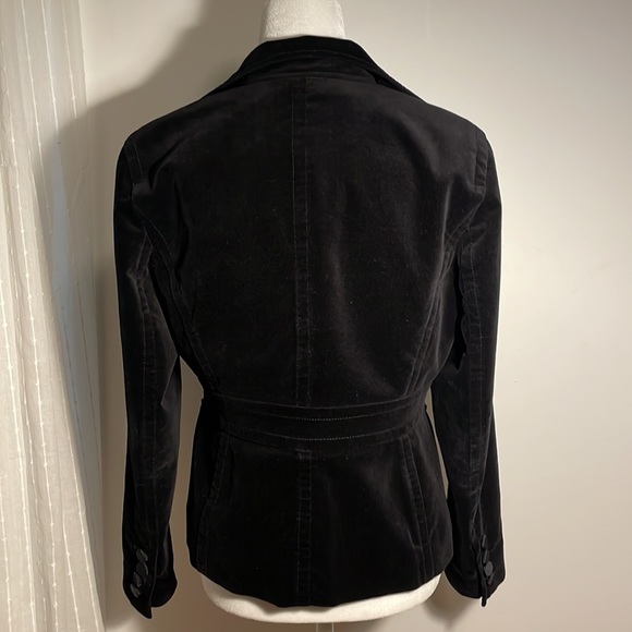 Talbot’s (Established 1947) Black Velvet Blazer Suit Jacket Size 6P - Picture 5 of 7